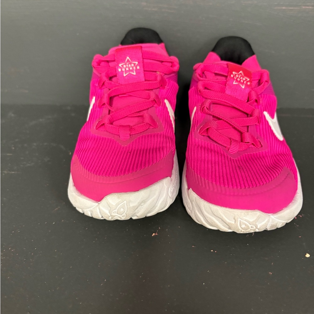 Nike Kids Fuchsia and White Sneakers